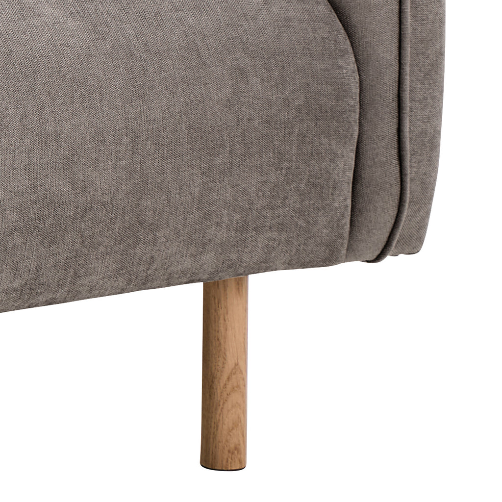Westley Set of 2 x2.5  Seater Sofas in Fay Dusty Brown Fabric