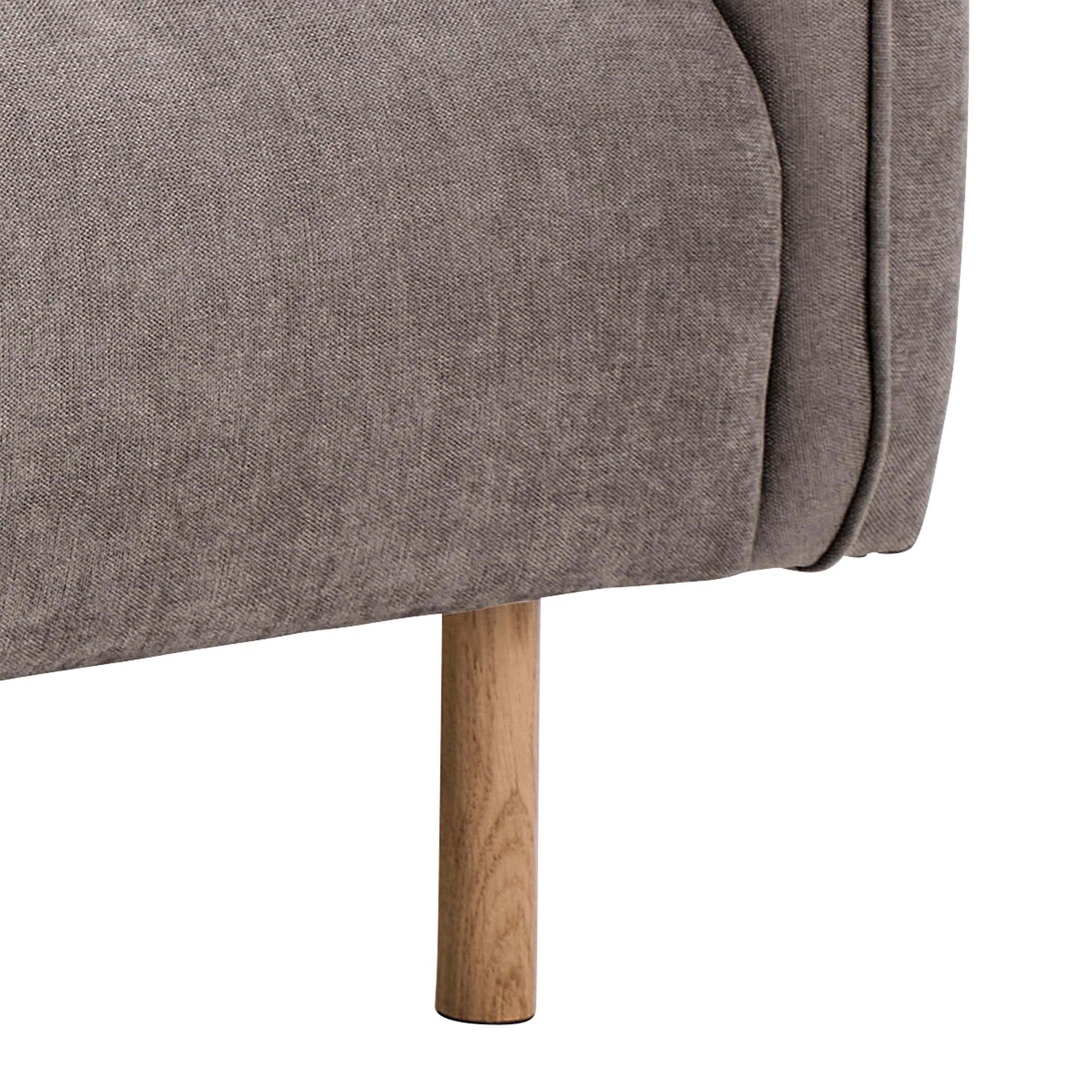 Westley Set of 2 x2.5  Seater Sofas in Fay Dusty Brown Fabric