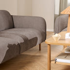 Westley Set of 2 x2.5  Seater Sofas in Fay Dusty Brown Fabric