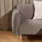 Westley Set of 2 x2.5  Seater Sofas in Fay Dusty Brown Fabric