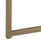 Alyssa Coffee Table with White Marble Top