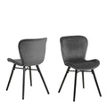 Matilda Dining Chair in Dark Grey Set of 2