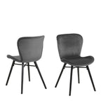 Matilda Dining Chair in Dark Grey Set of 2