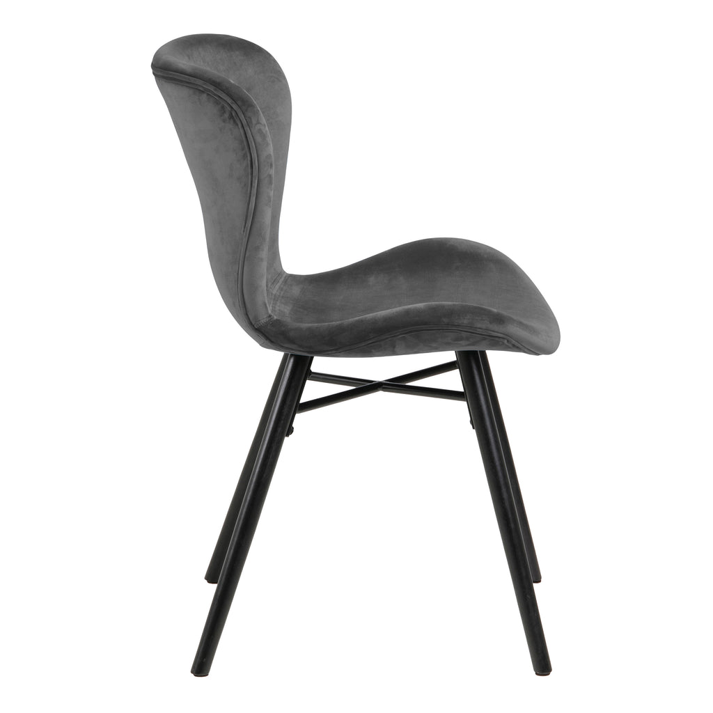 Matilda Dining Chair in Dark Grey Set of 2
