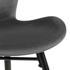 Matilda Dining Chair in Dark Grey Set of 2