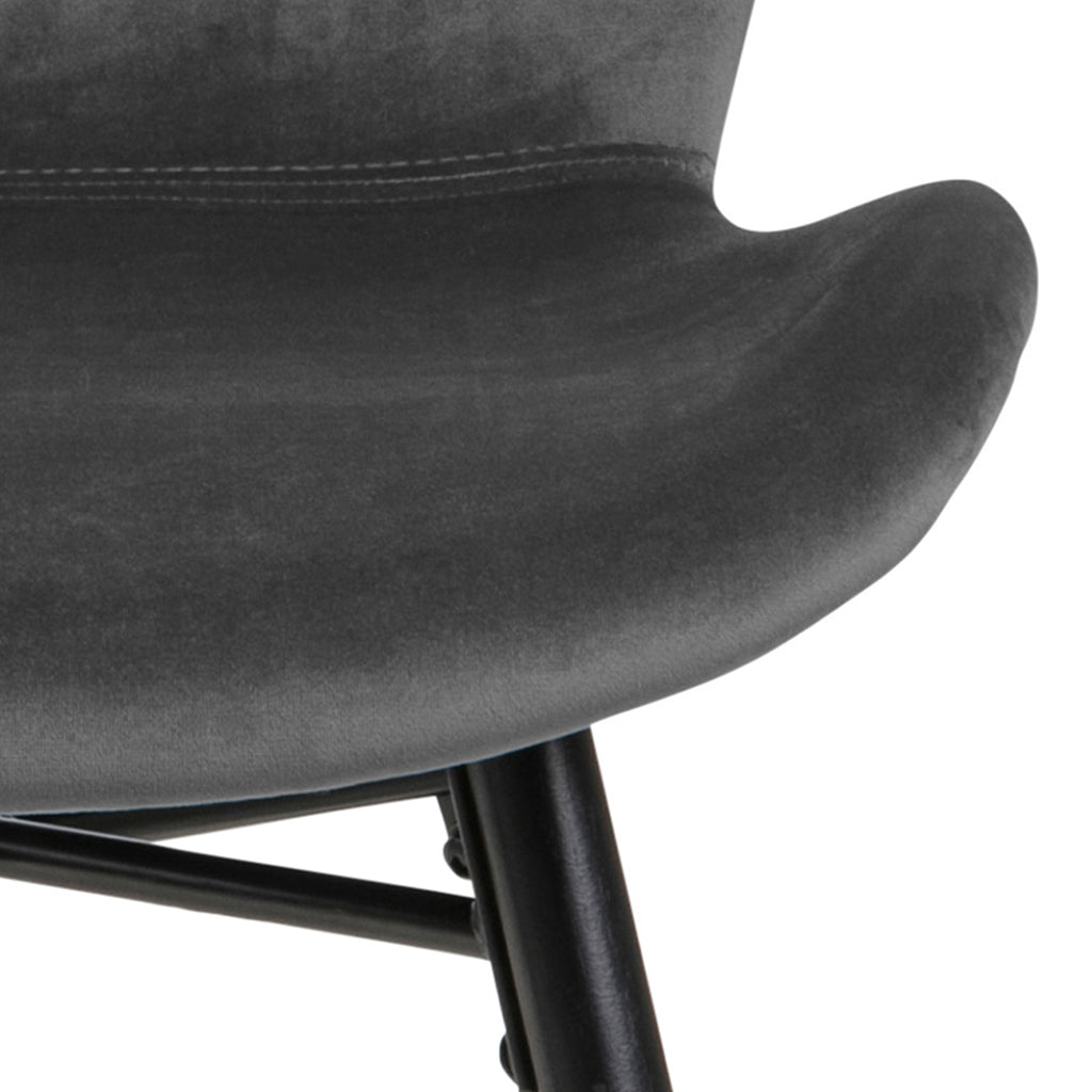 Matilda Dining Chair in Dark Grey Set of 2