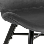 Matilda Dining Chair in Dark Grey Set of 2