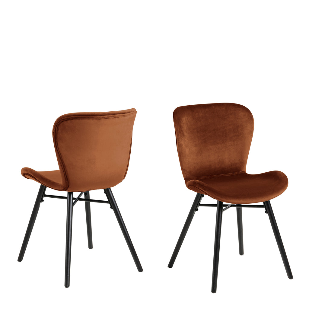 Matilda Dining Chair in Copper Set of 2