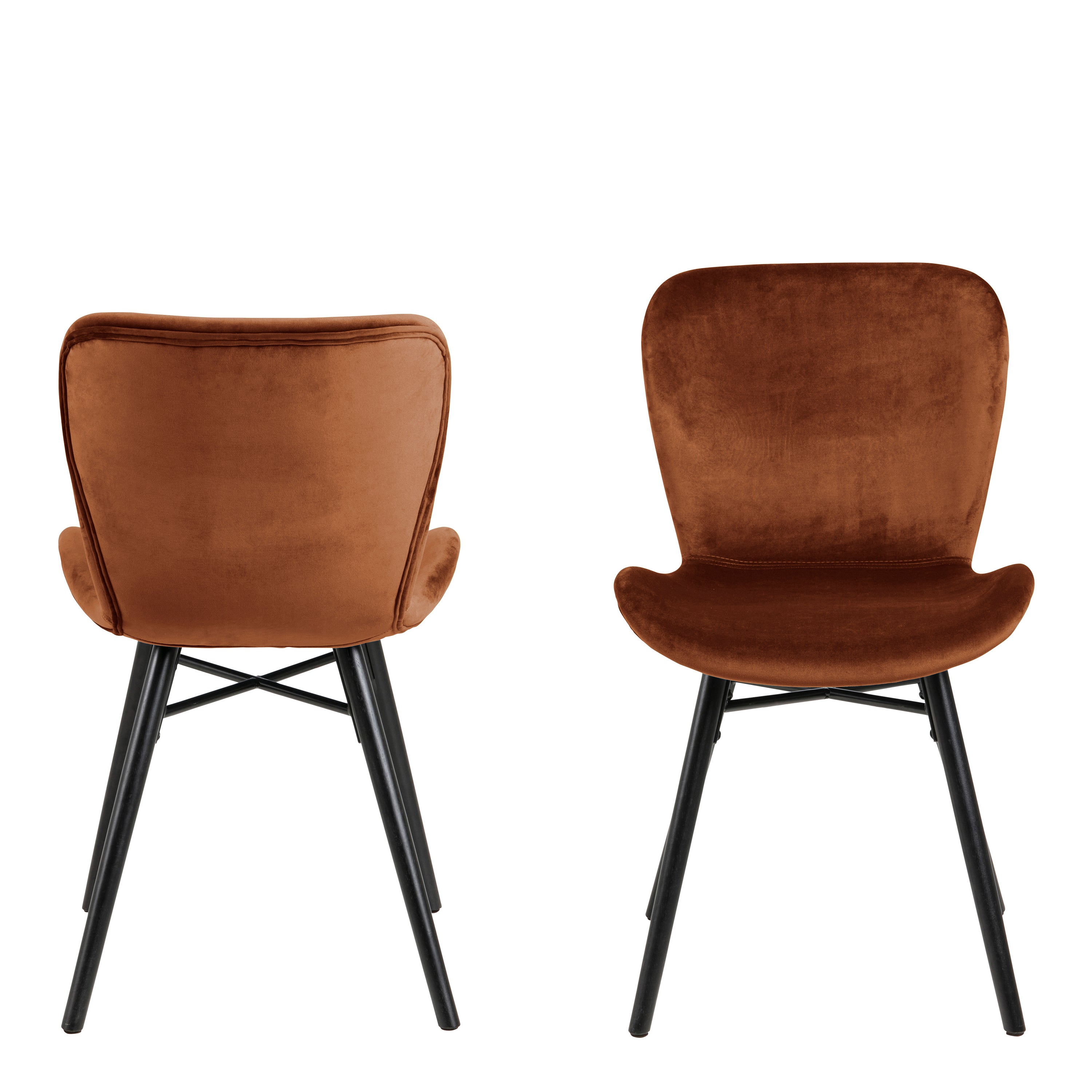 Matilda Dining Chair in Copper Set of 2