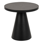 Sullivan Round Ceramic Coffee Table in Black 45,7x45cm