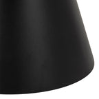 Sullivan Round Ceramic Coffee Table in Black 65.7x40cm