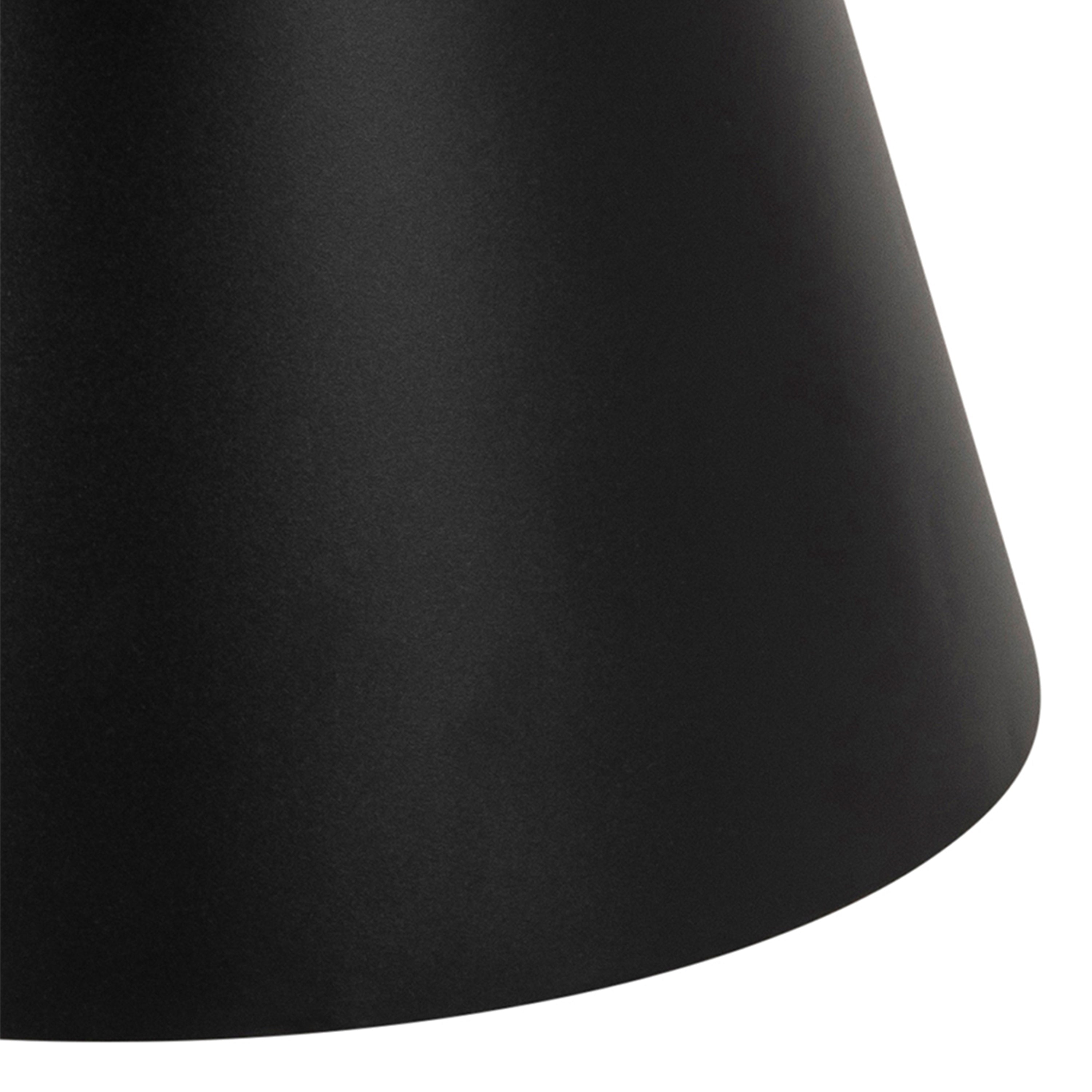 Sullivan Low Round Ceramic Coffee Table in Black 85.7x40cm