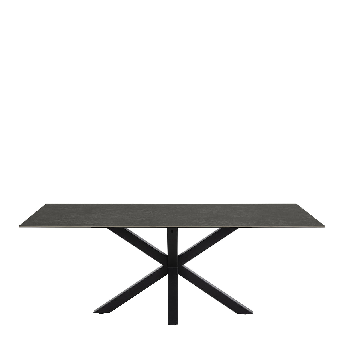 Harlow Dining Table with Ceramic Black Top 200cm