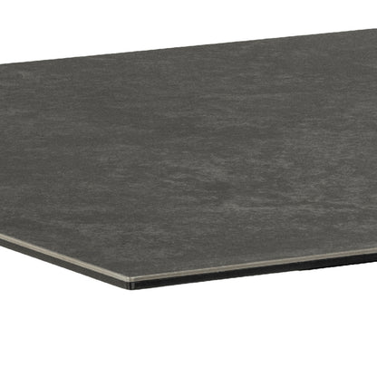 Harlow Dining Table with Ceramic Black Top 200cm