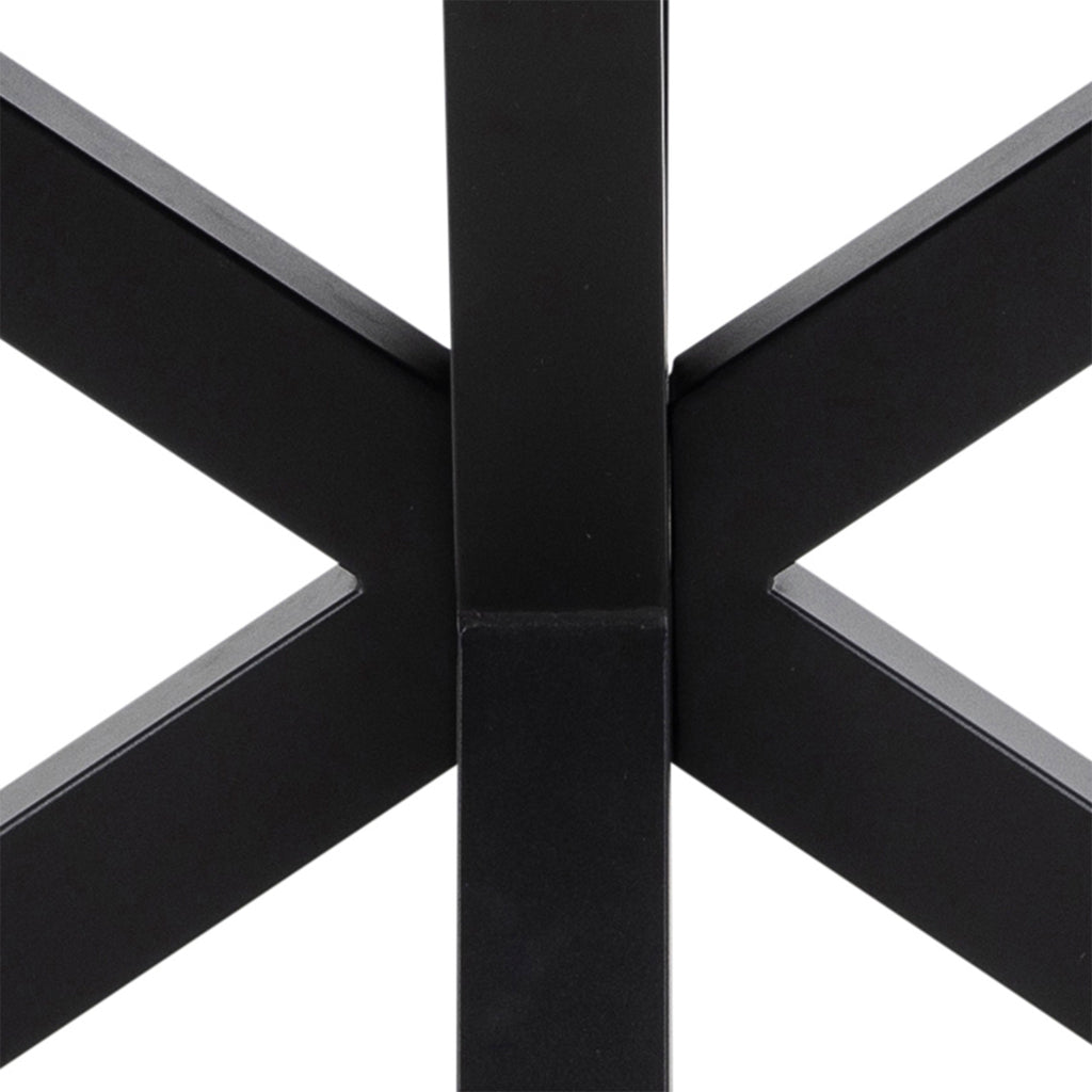 Harlow Dining Table with Ceramic Black Top 200cm