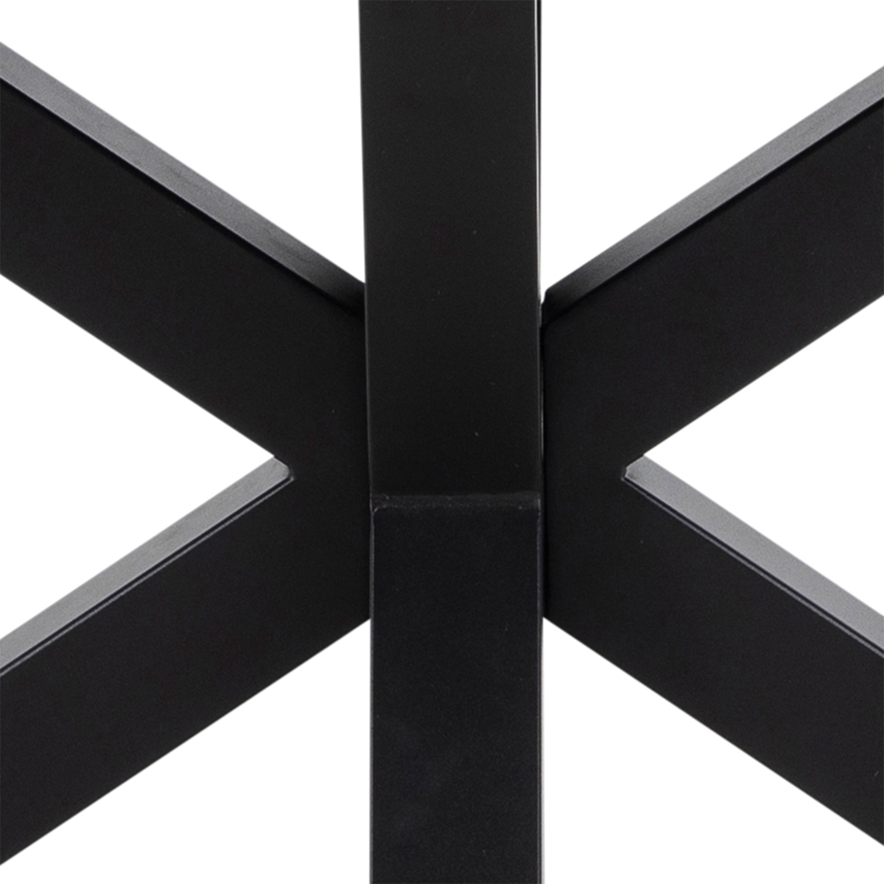 Harlow Dining Table with Ceramic Black Top 200cm