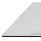 Harlow Dining Table in Ceramic White 160x75.5cm