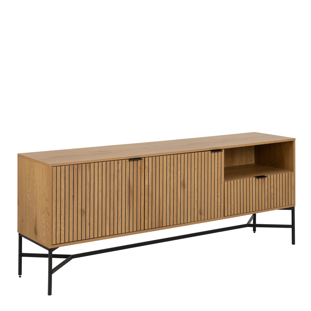 Jaya Sideboard with  2 Doors and 1 Drawer in Wild Oak