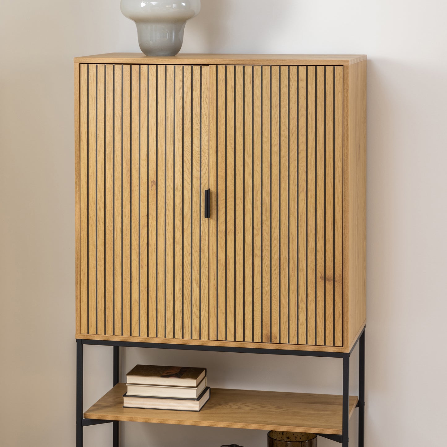 Jaya Cabinet with 2 Doors in Wild Oak