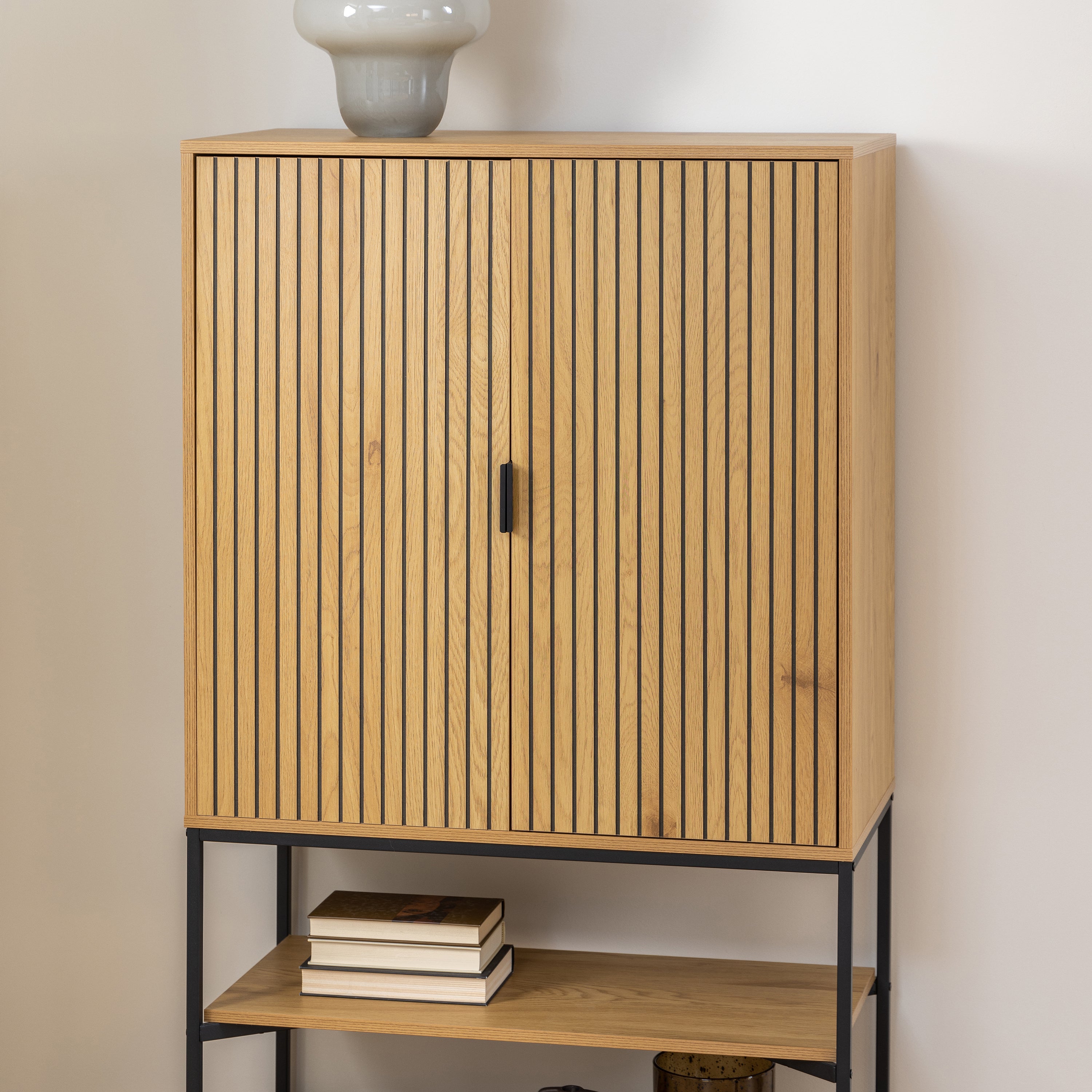 Jaya Cabinet with 2 Doors in Wild Oak