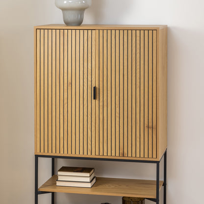 Jaya Cabinet with 2 Doors in Wild Oak