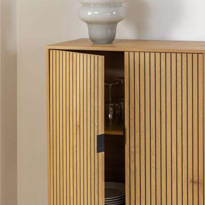Jaya Cabinet with 2 Doors in Wild Oak