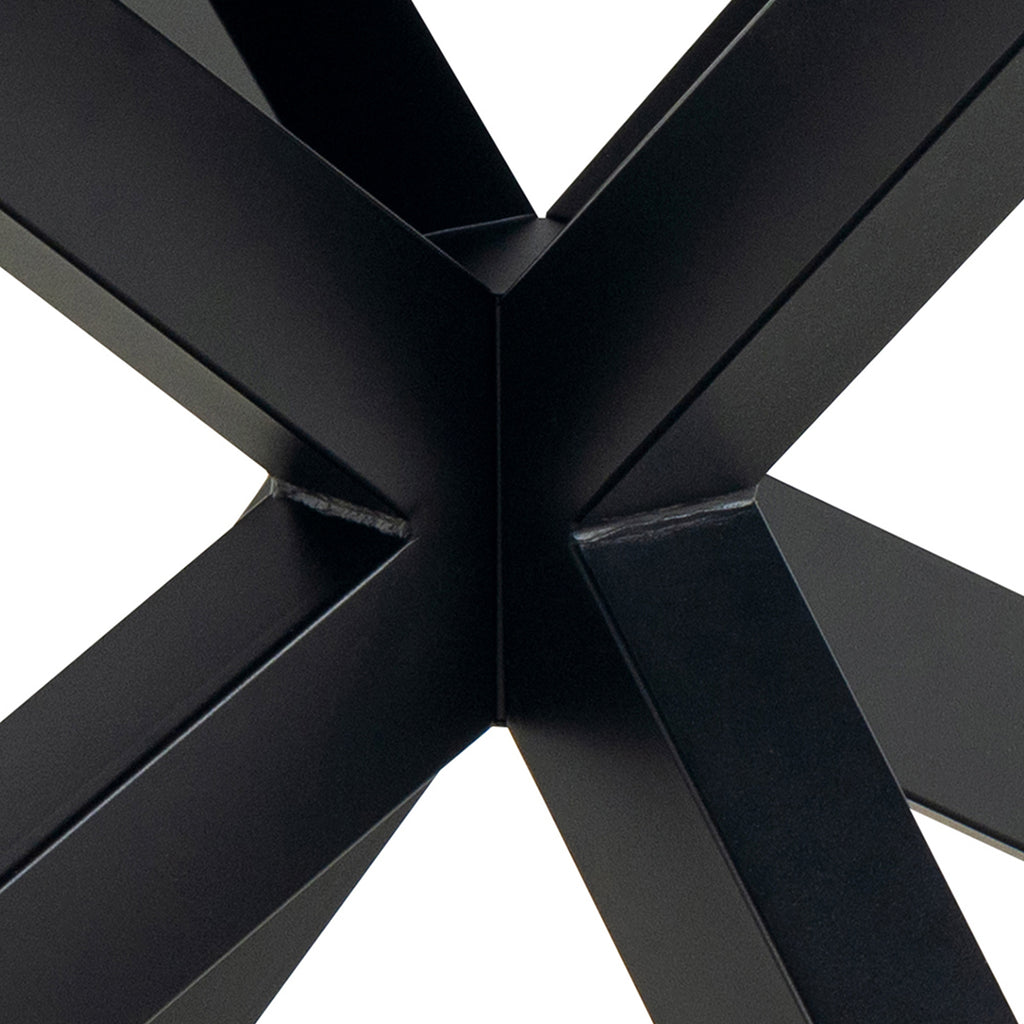Harlow Extendable Dining Table with Ceramic Black Top 200cm