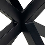 Harlow Extendable Dining Table with Ceramic Black Top 200cm