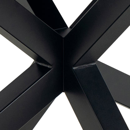 Harlow Extendable Dining Table with Ceramic Black Top 200cm