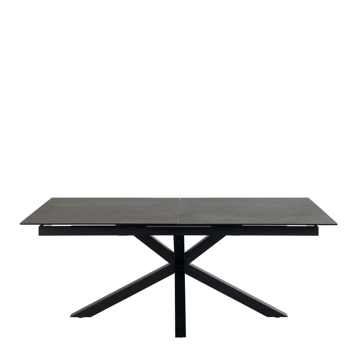 Harlow Extendable Dining Table with Ceramic Black Top 200cm