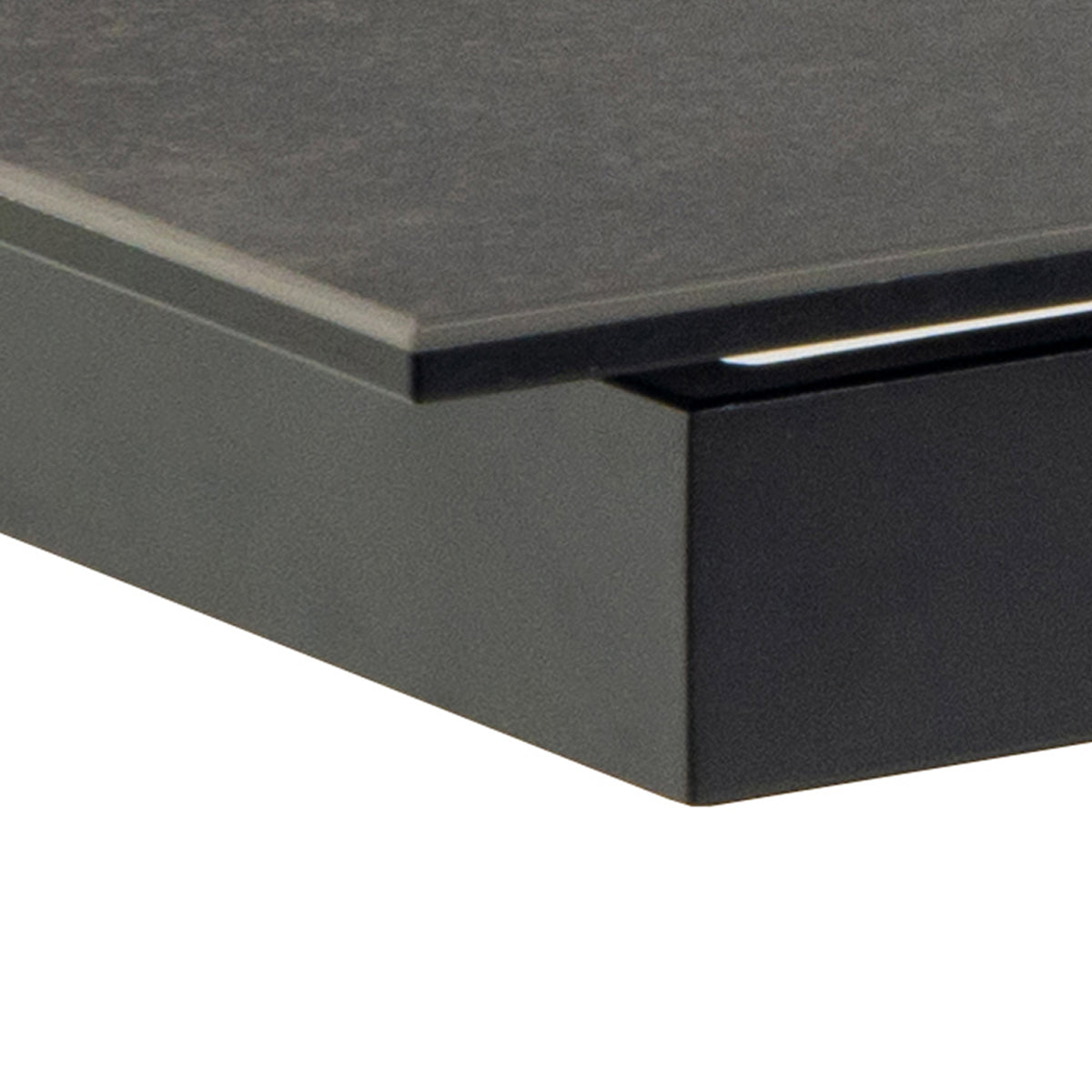 Harlow Extendable Dining Table with Ceramic Black Top 200cm