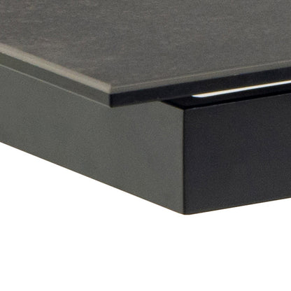 Harlow Extendable Dining Table with Ceramic Black Top 200cm