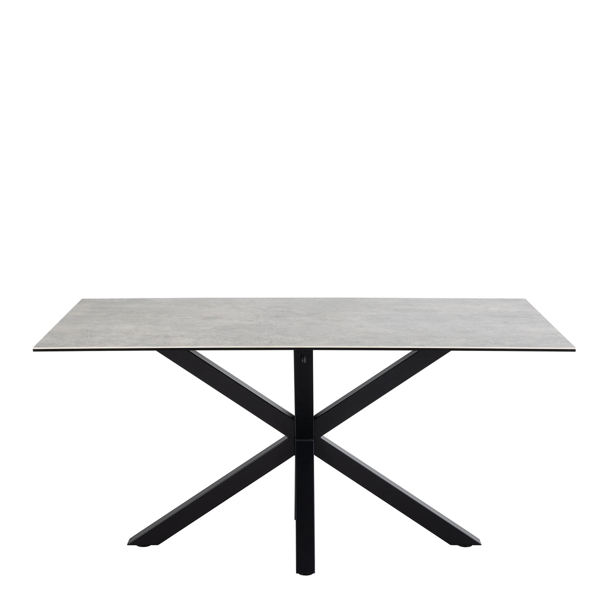 Harlow Dining Table in Ceramic Grey 160x75.5cm