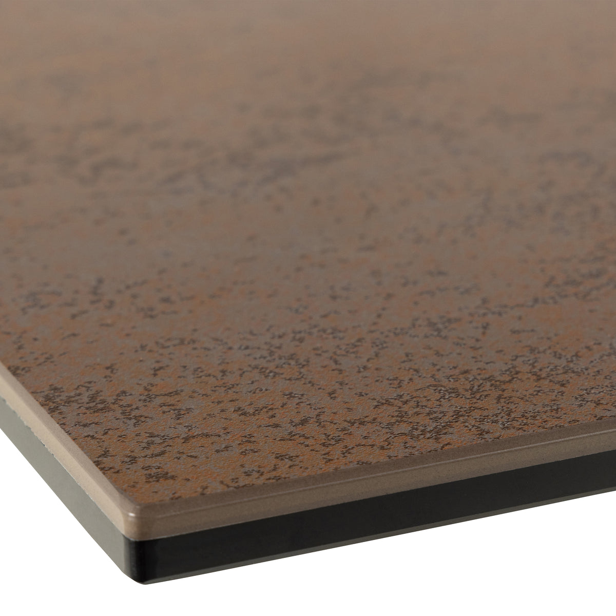 Harlow Extendable Dining Table with Ceramic Rusty Brown Top 168cm