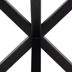 Harlow Round Dining Table with Ceramic White Top