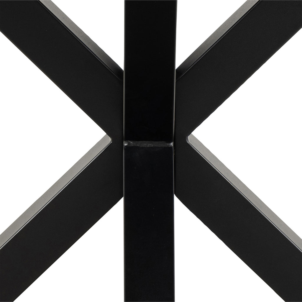 Harlow Round Dining Table with Ceramic Grey Top