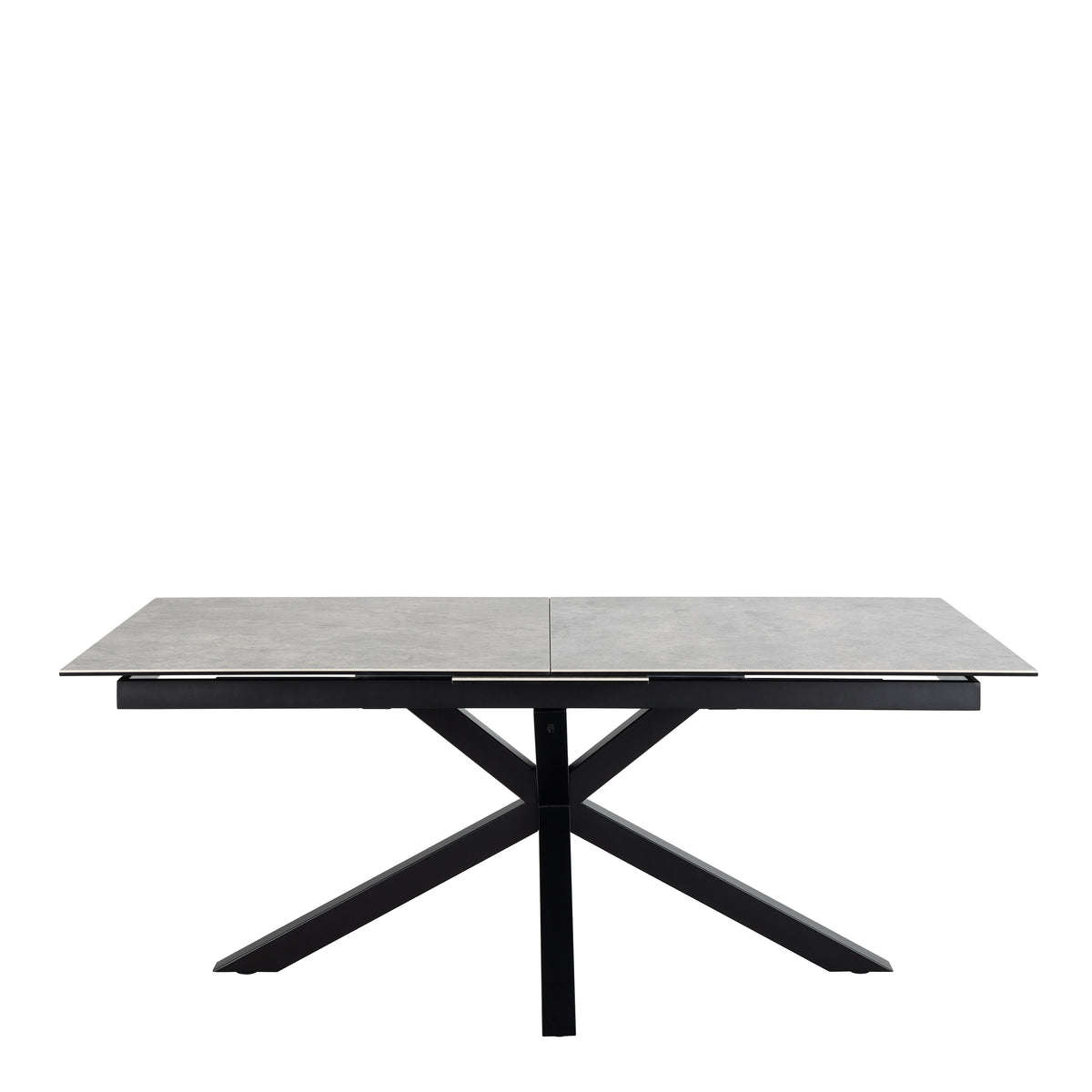 Harlow Extendable Dining Table with Ceramic Grey Top 200cm