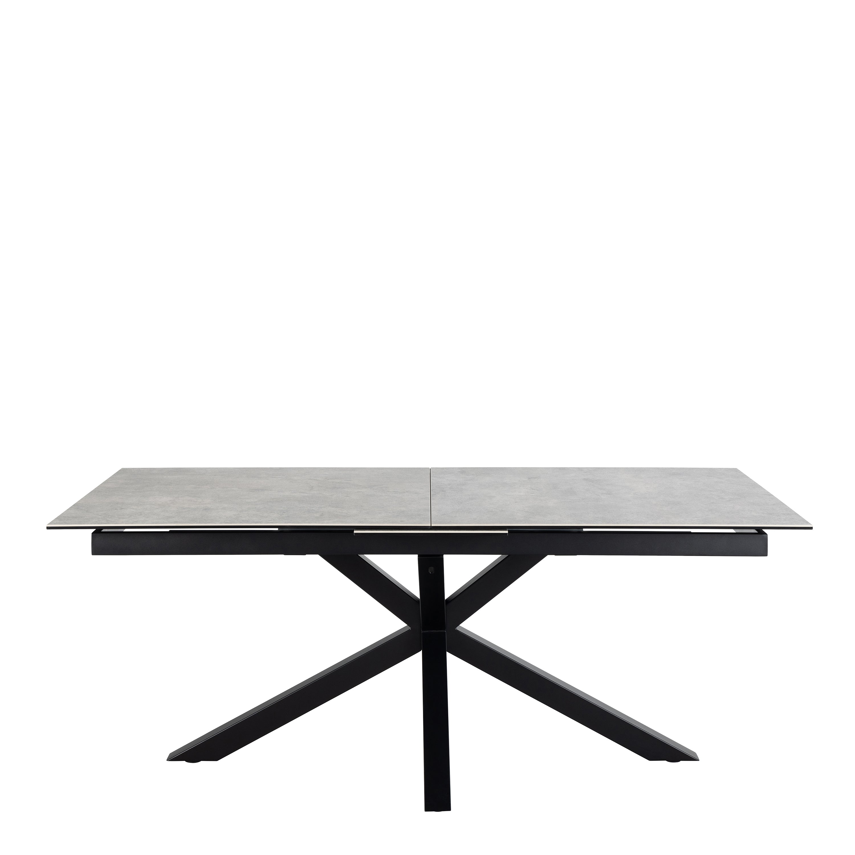 Harlow Extendable Dining Table with Ceramic Grey Top 200cm