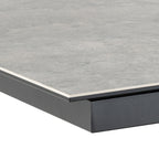 Harlow Extendable Dining Table with Ceramic Grey Top 200cm