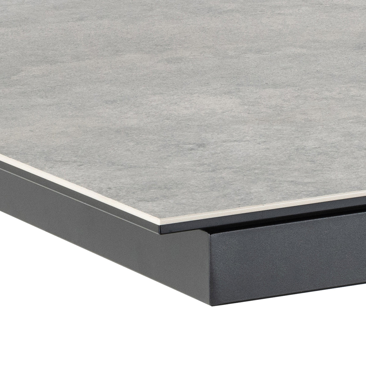 Harlow Extendable Dining Table with Ceramic Grey Top 200cm