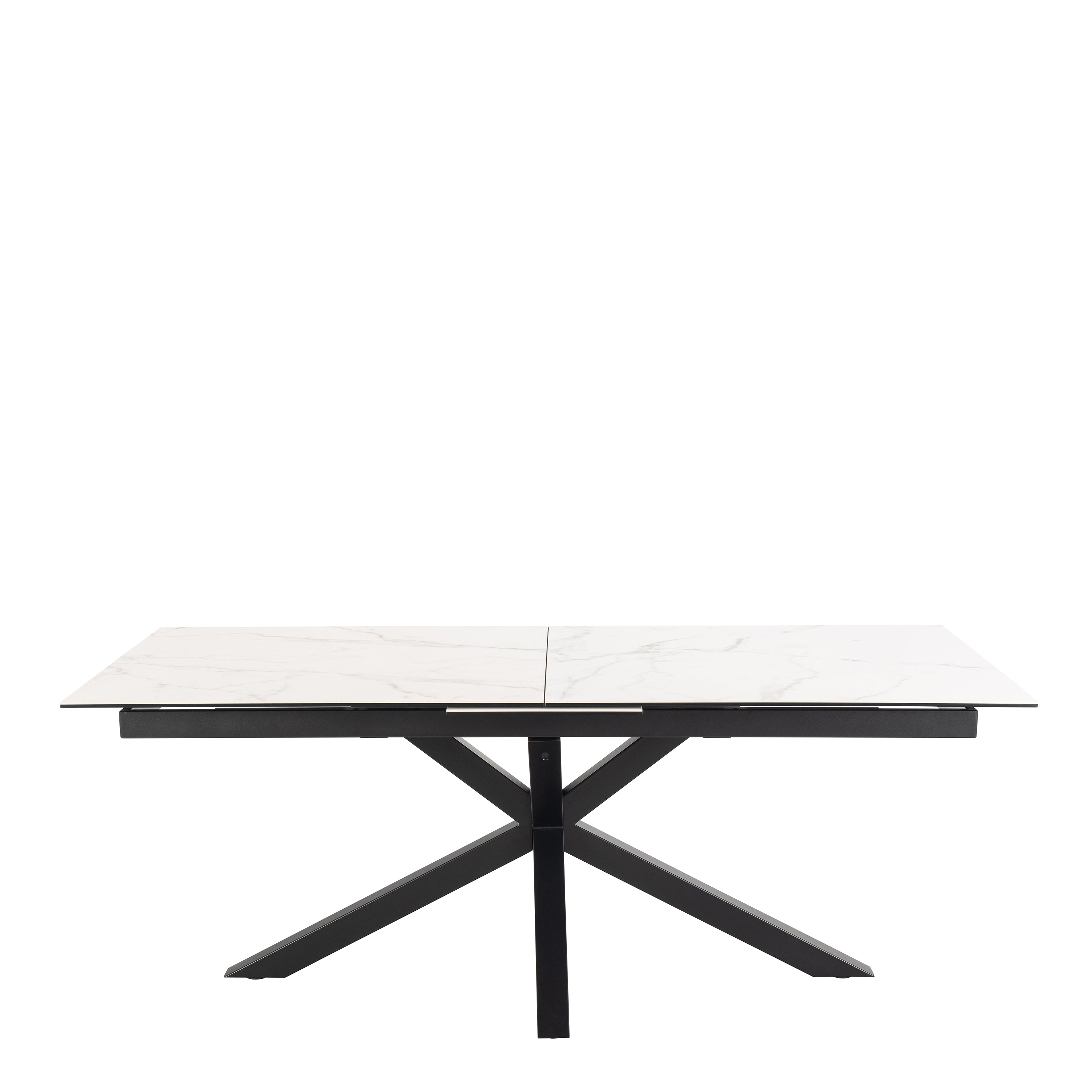 Harlow Extendable Dining Table with Ceramic White Top 200cm