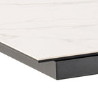 Harlow Extendable Dining Table with Ceramic White Top 200cm