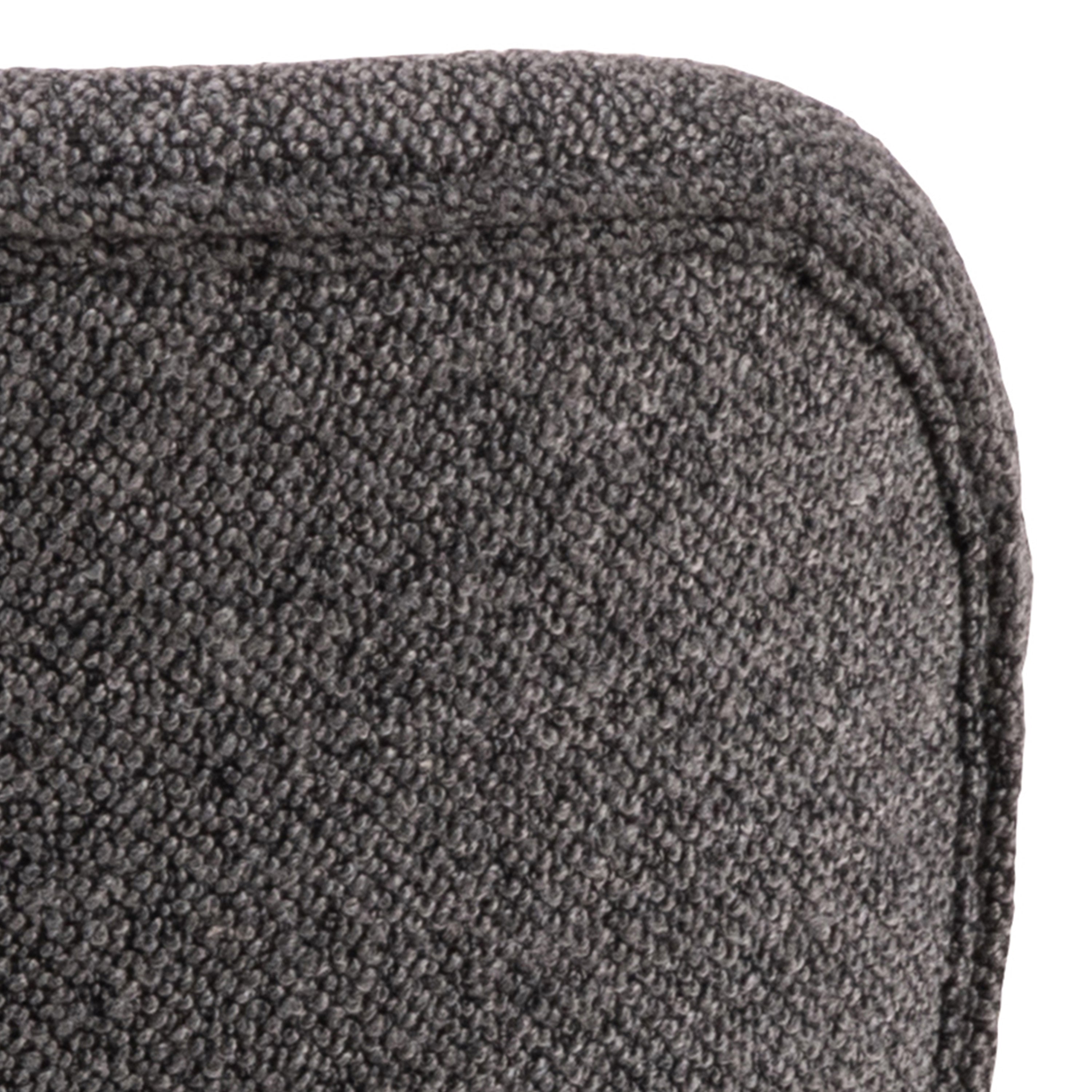Matilda Dining Chairs with Grey Fabric and Oak Set of 2