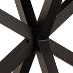Harlow Dining Table in Ceramic Rusty Brown 160x75.5cm