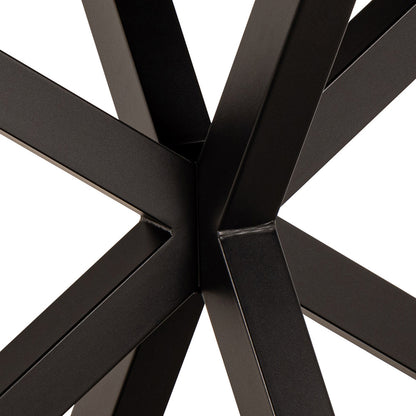 Harlow Dining Table in Ceramic Rusty Brown 160x75.5cm