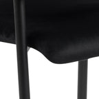 Christo Dining Table in Oak 220x75cm including 6 Lima Dining Chairs with Armrest in Black