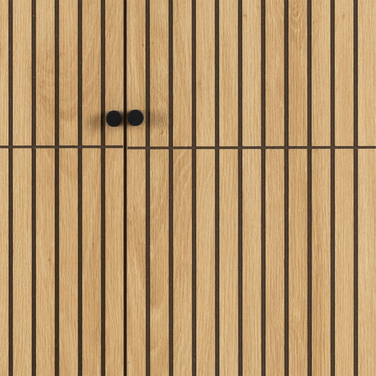 Alberto Wardrobe 4 Doors in Black/Oak