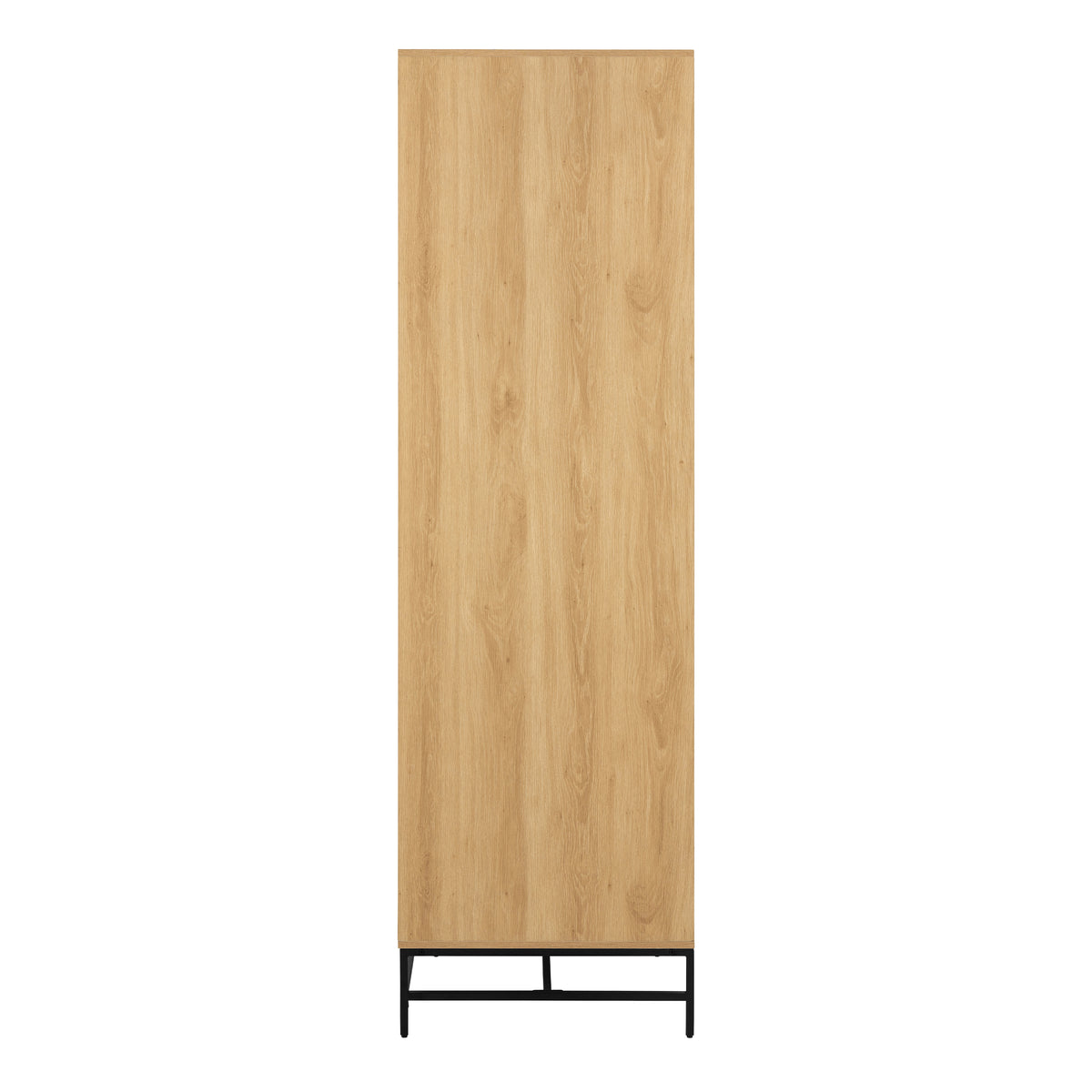 Alberto Wardrobe 4 Doors in Black/Oak