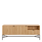 Jaya Sideboard With 2 Doors and 2 Shelves in Oak