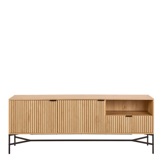 Jaya Sideboard With 2 Doors and 2 Shelves in Oak